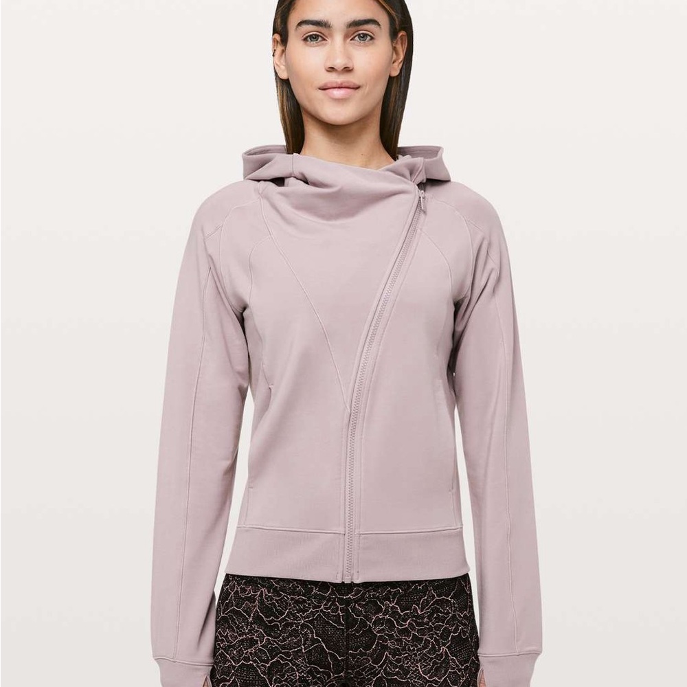 Lululemon Coast Hoodie in Smoky Blush size 6
